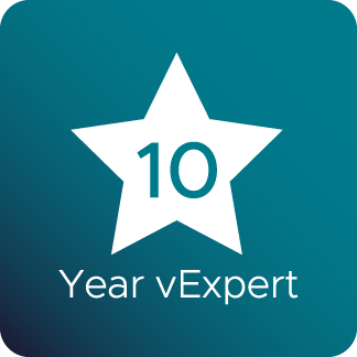 10 Year vExpert!